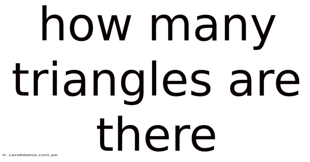 How Many Triangles Are There