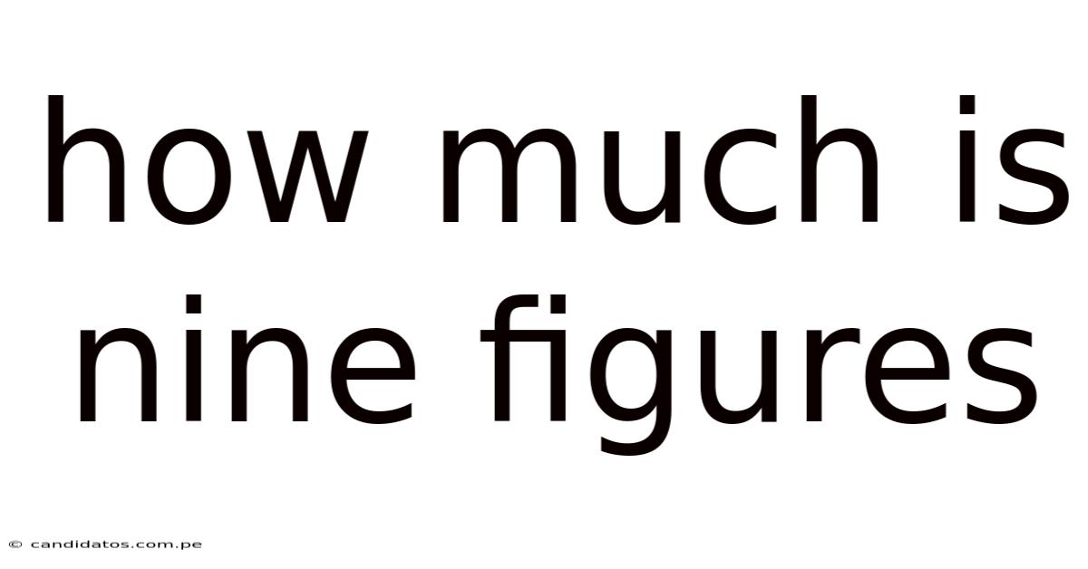 How Much Is Nine Figures