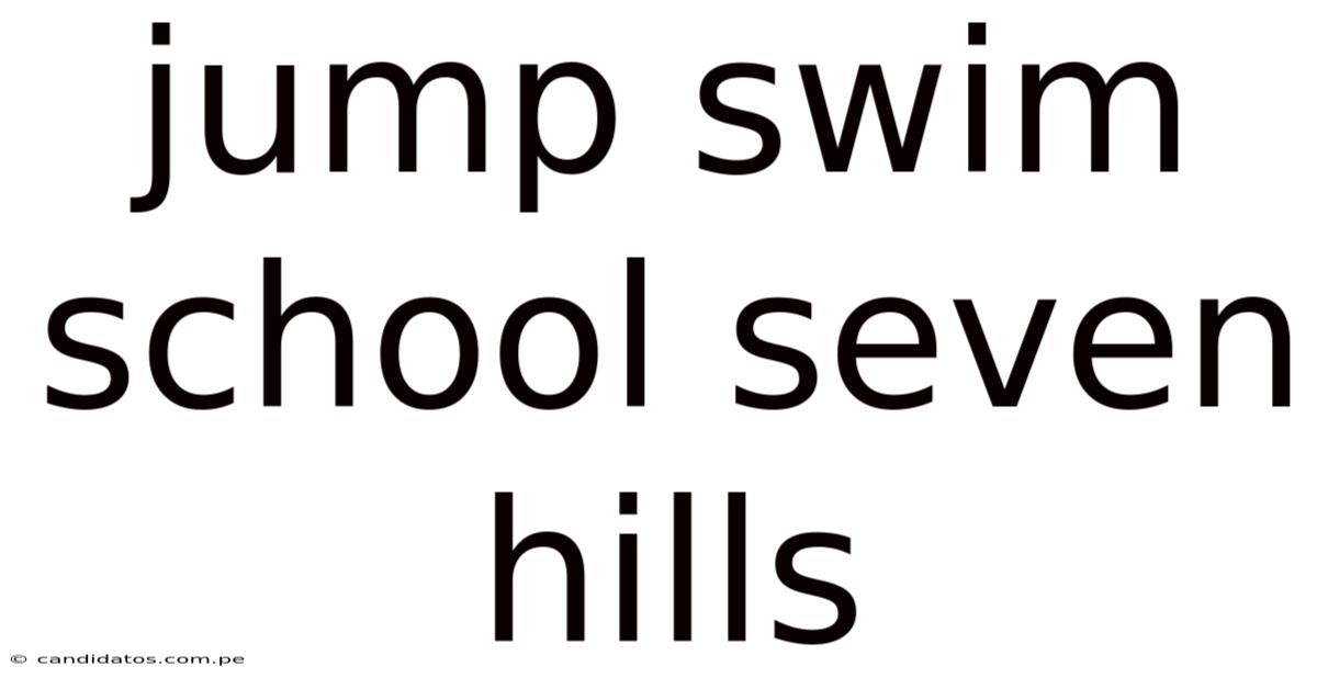 Jump Swim School Seven Hills