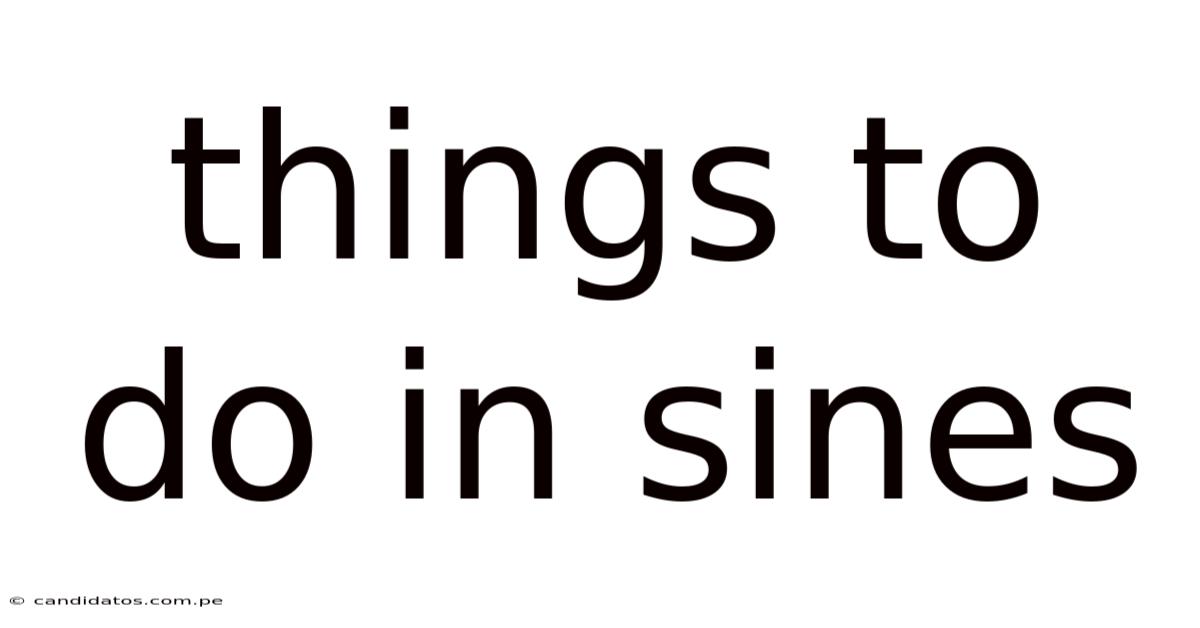 Things To Do In Sines