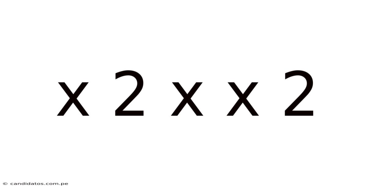X 2 X X 2